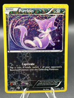 Pokemon TCG - Purrloin RC13/RC25 - Legendary Treasures - Radiant Collection - Image 1