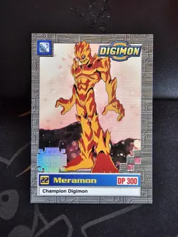 Digimon Trading Card Animated Series 1 Meramon 24 of 34 Series 1 - Image 1