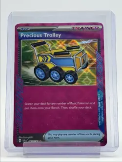 PRECIOUS TROLLEY 2024 POKEMON SURGING SPARKS ACE SPEC RARE B 185/191 Q6011 - Image 1