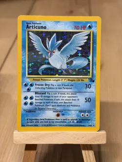 Articuno 2/62 Fossil 1999 Holo Rare WOTC Pokemon Card TCG - Image 1