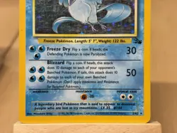 Articuno 2/62 Fossil 1999 Holo Rare WOTC Pokemon Card TCG - Image 4
