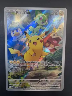 Pikachu 027 Sv: Scarlet & Violet Promo Cards Holo NM - Image 2