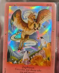 BELLA SARA ZEPHYROS FOIL CARD PS4/4 ANCIENT LIGHTS SERIES MINT UNUSED CODE PROMO - Image 1