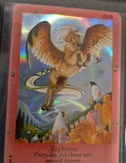 BELLA SARA ZEPHYROS FOIL CARD PS4/4 ANCIENT LIGHTS SERIES MINT UNUSED CODE PROMO - Image 2