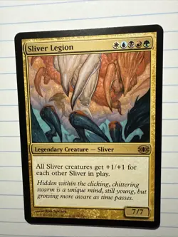 Sliver Legion Future Sight Non-Foil Card Regular, Near Mint Condition - Image 1