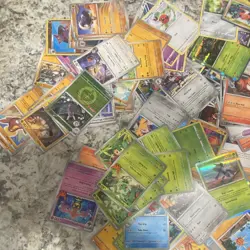 Pokemon TCG Smeargle, Genesect, Grumpig, Crabominable Regular & Holo Card Lot - Image 4