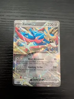 SV: Scarlet & Violet Promo Cards Zacian ex #198 Promo Pokemon Card - Image 1