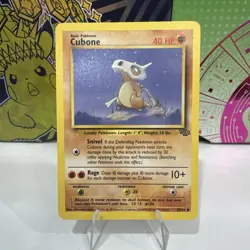 Jungle Set Cubone Pokemon Card - 50/64 MP - Image 1