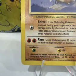 Jungle Set Cubone Pokemon Card - 50/64 MP - Image 5