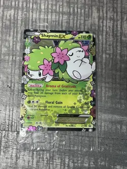 Shaymin EX XY148 Black Star Promo Factory Sealed Pokemon Card 2016 NM - Image 1