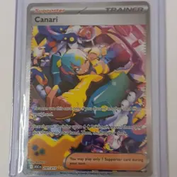 Pokemon Canari ASCn 291/217 Trainer-Supporter Full Art Holo Card - Image 1