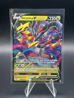 Pokemon TCG Giratina v SWSH259 Black Star Promo Card (NM Condition) - Image 1
