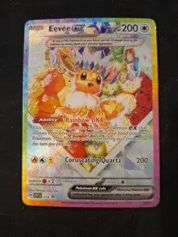 Eevee ex 174 Scarlet & Violet Promo Holo EX Pokemon TCG Card NM - Image 1