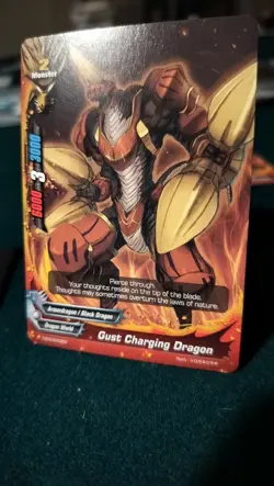 future card buddyfight, Gust Charging Dragon. Dragonic Force TD03 - Image 2