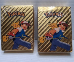 LOT of 2 Boxes of 55 each POKEMON GOLD FOIL CARD DECK Gold **NEW** **SEALED** - Image 1