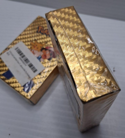 LOT of 2 Boxes of 55 each POKEMON GOLD FOIL CARD DECK Gold **NEW** **SEALED** - Image 3