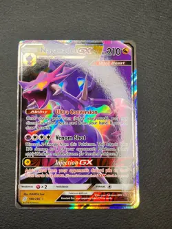 Naganadel GX - 160/236 - Pokemon Unified Minds Sun & Moon Ultra Rare Card NM - Image 1