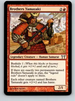 Magic the Gathering Brothers Yamazaki #160b Champions of Kamigawa MTG - Image 1