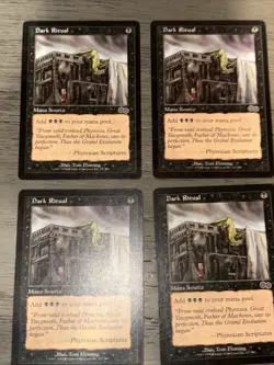 Magic: the Gathering / MtG Dark Ritual x4 Urza's Saga - Image 2