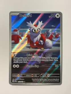 Pokemon Delibird Illustration Rare Holo Me01 Mega Evolution 90 HP 152/132 - Image 1
