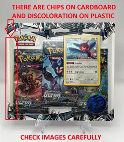 (402834) Pokemon Sun & Moon Ultra Prism Porygon-Z 3-Pack Blister Factory Sealed 820650803468 - Image 2