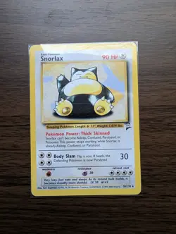 Snorlax 030/130 Base Set 2 Regular Rare Non-Holo Card Near Mint Pokemon TCG - Image 1