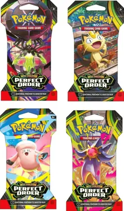 Pokemon TCG Perfect Order Sleeved Booster Pack Factory Sealed (1x Random Artwork - Image 1