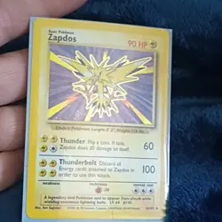 Pokemon Zapdos #016/102 HP90 Base Set Holo Rare English 1999 Basic Card - Image 5