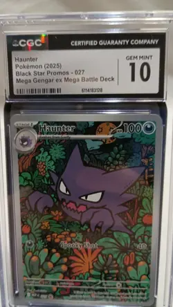 Pokemon TCG Haunter 027 Black Star Promo CGC 10 Gem Mint - Image 2