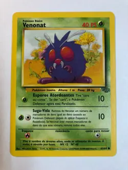 Pokemon [Portuguese] Venonat 63/64 Jungle Set Regular 2000 NM - Image 1