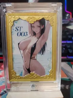 One Piece CCG Robin Metal Card From Nvshenshe - Image 1
