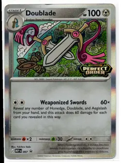 2026 Pokemon - Perfect Order - Deck Excl. HOLO stamped promo Doublade #67 - Image 1
