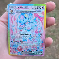Pokemon Sylveon EX Special Illustration Rare Full Art Holo 156/131 270 HP - Image 1