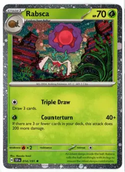 Rabsca Promo 014/191 Near Mint Holofoil Pokemon - Image 1