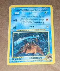 Pokemon Kabutops Neo Discovery Holo Rare 6/75 90 HP 2001 English - Image 3