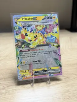 Pikachu EX, 057/191, Double Rare, Sv08: Surging Sparks, Pokemon TCG, NM - Image 2