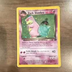 Pokemon Dark Slowbro Team Rocket 12/82 Holo Rare Stage 1 60HP English - Image 1