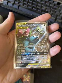 2019 Pokemon Celebi & Venusaur GX Tag Team Holo SM167 - Image 1