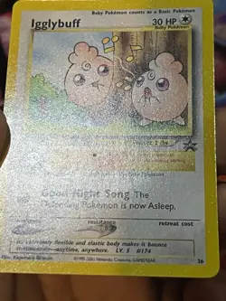 Pokemon TCG Igglybuff Wizards Black Star Promos #36 Promo - Image 5