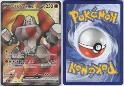 REGIROCK EX 214/182 ULTRA RARE DESTINED RIVALS POKEMON HOLO NM - Image 3