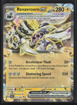 Pokemon TCG Revavroom ex 015/064 Shrouded Fable - Holo NM - Image 1