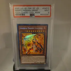 1x Immortal Phoenix Gearfried (CR) TOCH-EN012 Toon Chaos PSA 9 - Image 1