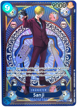 One Piece Sanji Fist of Divine Speed OP06-119 English Character SP - Image 1