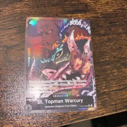One Piece Carrying On His Will St Topman Warcury OP13-089 Alternate Alt Art NM - Image 1