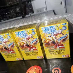 One Piece TCG Double Pack Set Vol 10 DP-10 OP15 EB04 Sealed Lot of 3! - Image 1