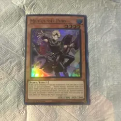 Konami Yu-Gi-Oh! Medius the Pure 1st Edition Holo Effect Card ATK 1800 DEF 1800 - Image 1