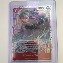 Bandai One Piece CCG Roronoa Zoro EB04-007 Egghead Character Card SR op15 - Image 1