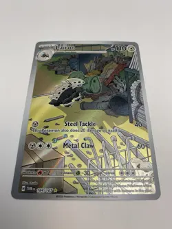 Pokemon TCG Lairon Holo Twilight Masquerade Illustration Card 184/167 NM - Image 1