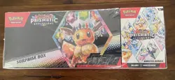 Pokemon Prismatic Evolutions Booster Bundle Surprise Box Promo Cards Eevee - Image 1