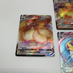 Pokemon VMAX Foil Lot - Eevee, Flareon, Vaporeon, Jolteon, Espeon - 5 Cards - Image 2